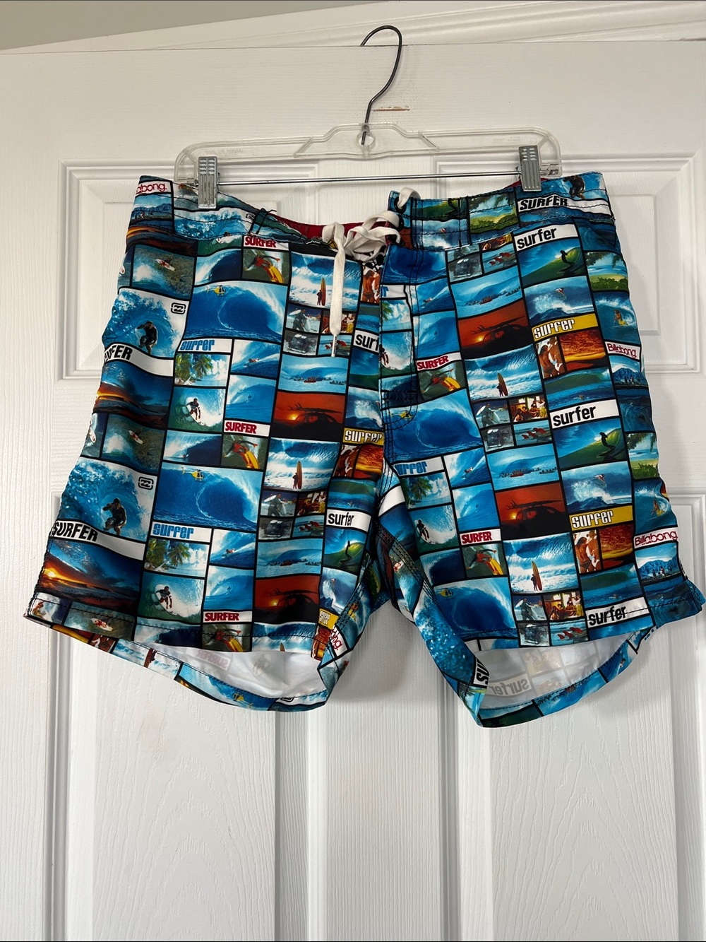 Billabong Men's Multicolor Surf Collage Swim Trunks